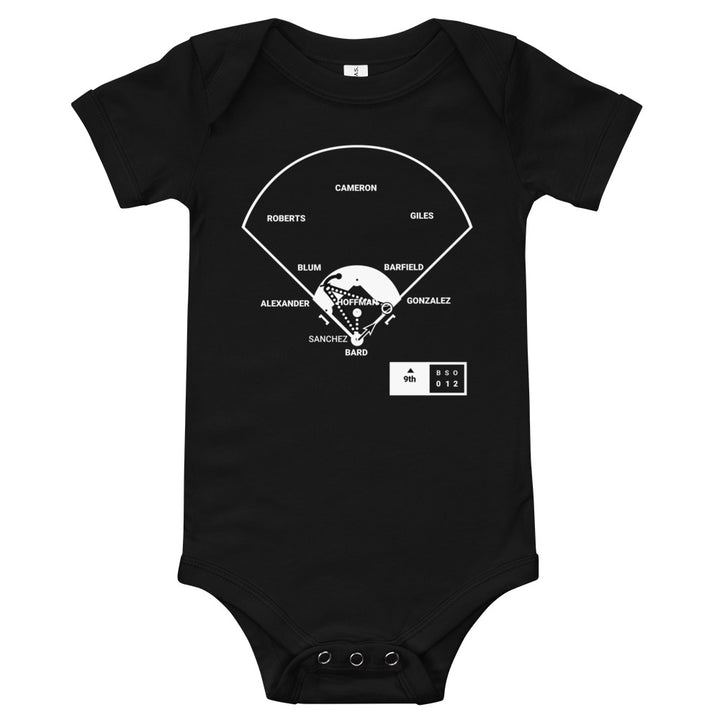 San Diego Padres Greatest Plays Baby Bodysuit: The Save Record (2006)