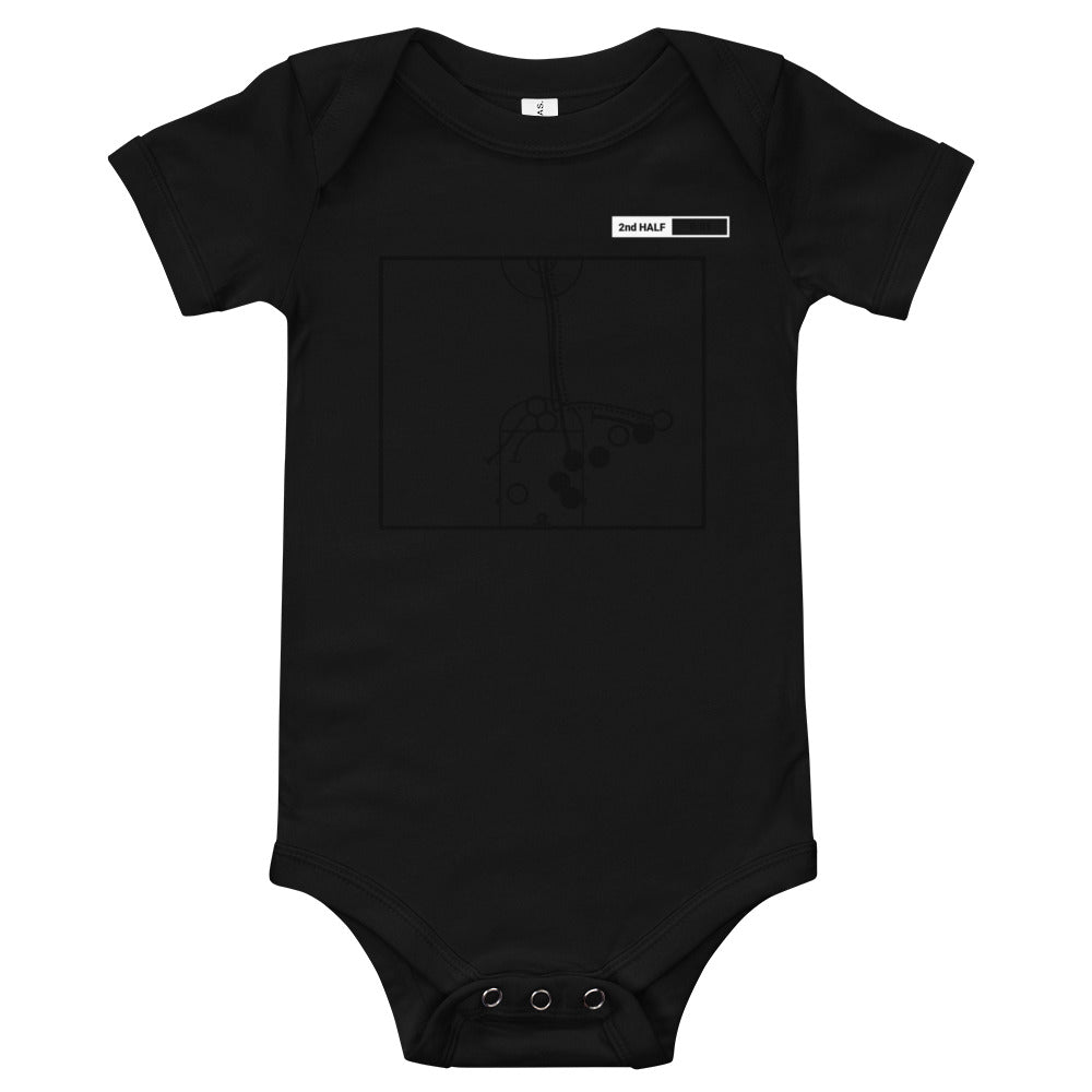 Indiana Basketball Greatest Plays Baby Bodysuit: Undefeated champs (1976)