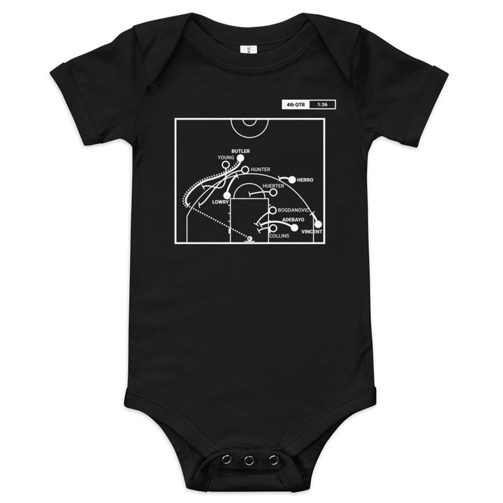 Miami Heat Greatest Plays Baby Bodysuit: New king in Miami (2022)