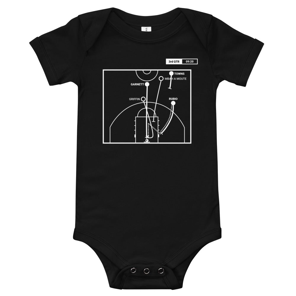 Minnesota Timberwolves Greatest Plays Baby Bodysuit: Turning back the clock (2015)