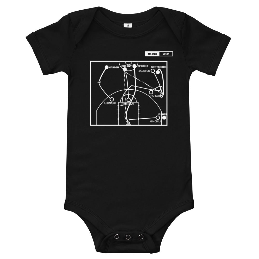 Oklahoma City Thunder Greatest Plays Baby Bodysuit: Winning the West (2012)