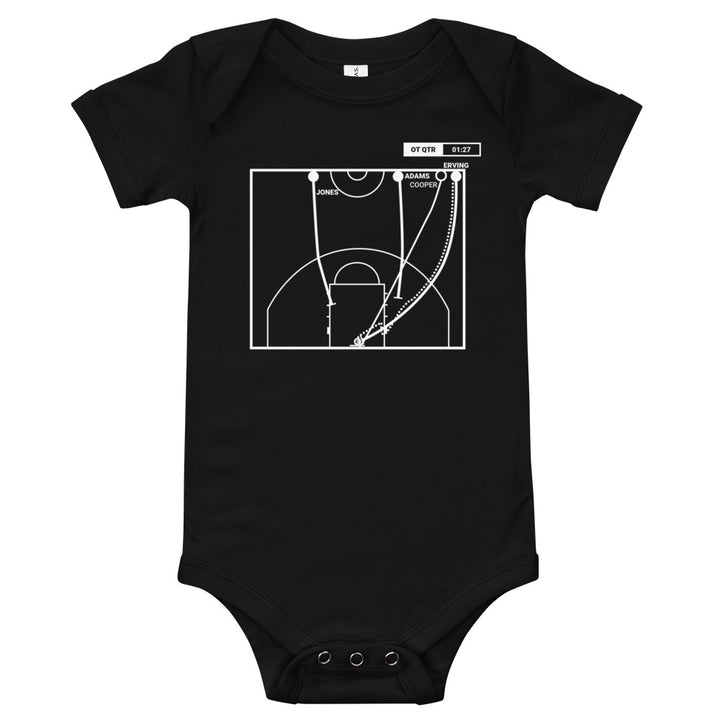 Philadelphia Sixers Greatest Plays Baby Bodysuit: Rock the Baby (1983)