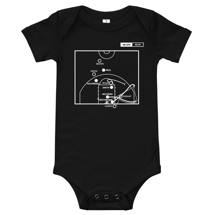Washington Wizards Greatest Plays Baby Bodysuit: Six in Seven (2021)