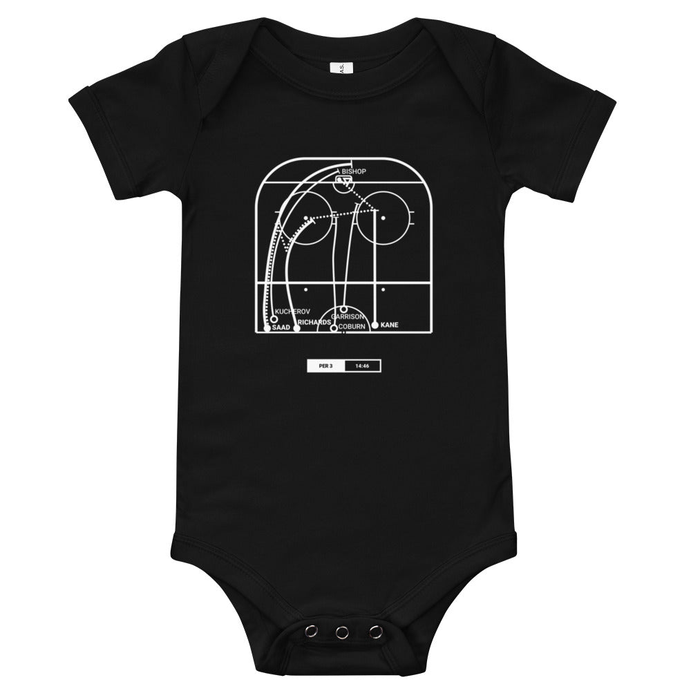 Chicago Blackhawks Greatest Goals Baby Bodysuit: Sixth Stanley Cup