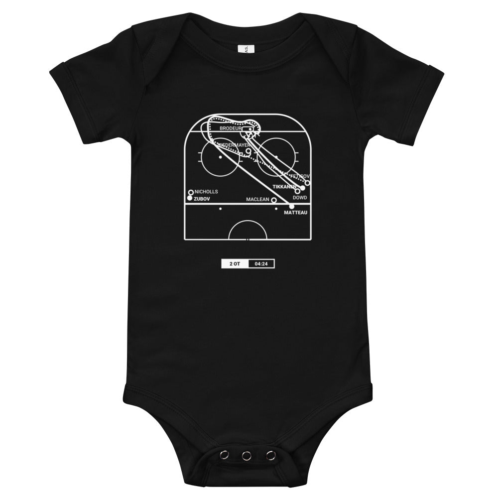 New York Rangers Greatest Goals Baby Bodysuit: Matteau! Matteau! Matteau! (1994)