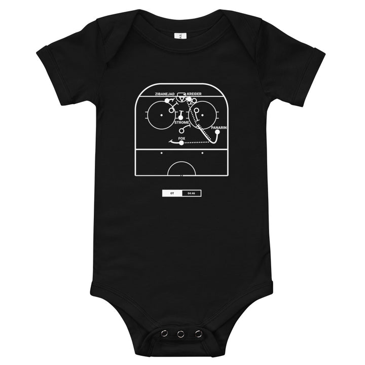 New York Rangers Greatest Goals Baby Bodysuit: Game 7 thriller (2022)