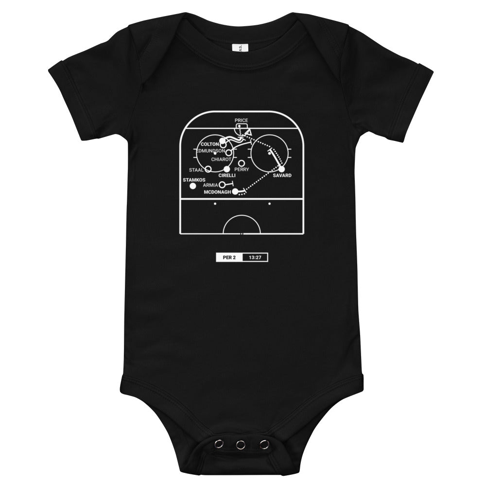Tampa Bay Lightning Greatest Goals Baby Bodysuit: Lightning strikes twice (2021)