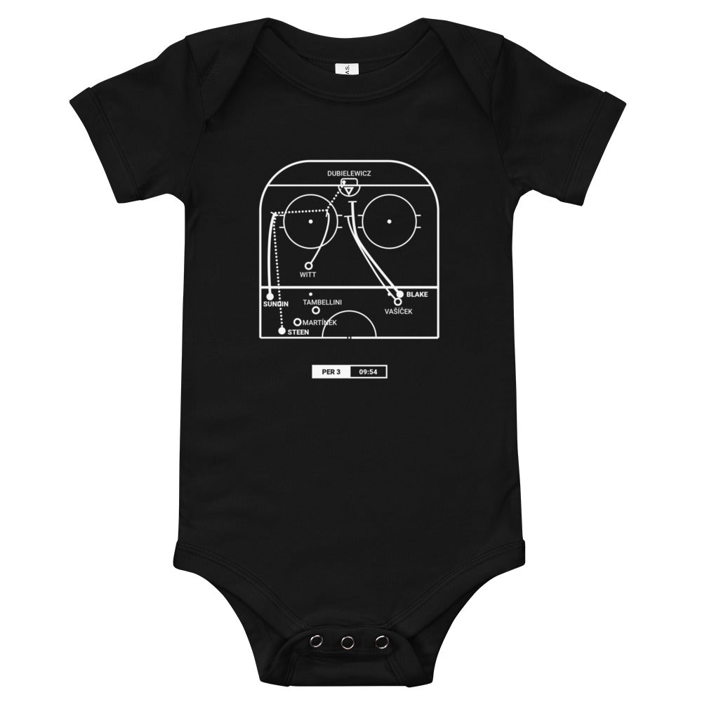 Toronto Maple Leafs Greatest Goals Baby Bodysuit: Sundin breaks Sittler's record (2007)