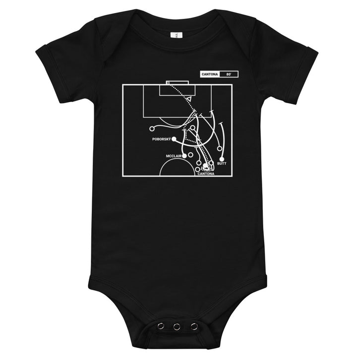 Manchester United Greatest Goals Baby Bodysuit: King Eric (1996)