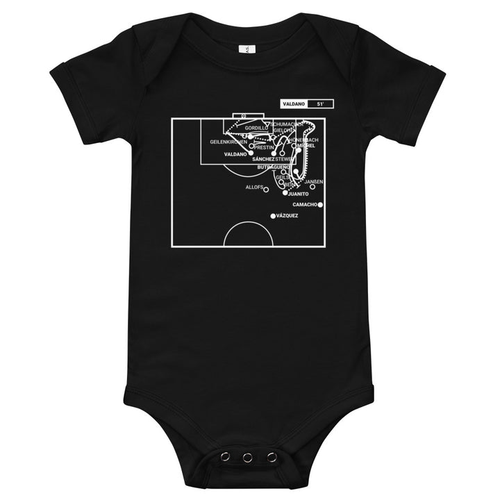 Real Madrid Greatest Goals Baby Bodysuit: Best in Europe (1986)