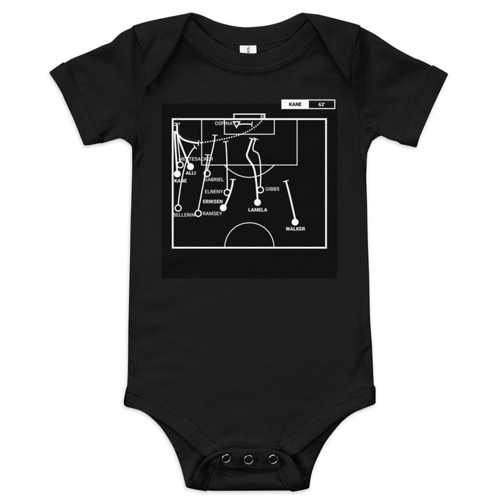 Tottenham Hotspur Greatest Goals Baby Bodysuit: Kane's NLD Curler (2016)