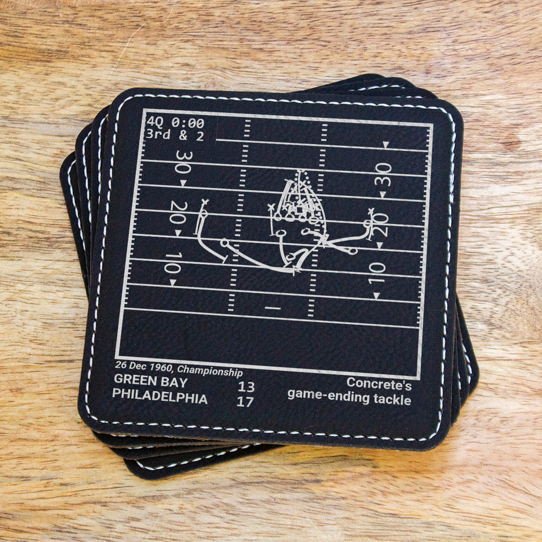Greatest Eagles Vintage Plays: Leatherette Coasters (Set of 4)