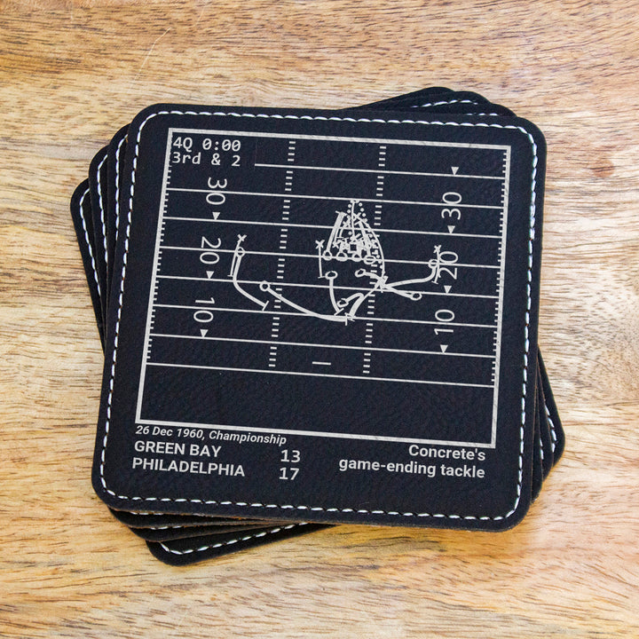 Greatest Eagles Vintage Plays: Leatherette Coasters (Set of 4)