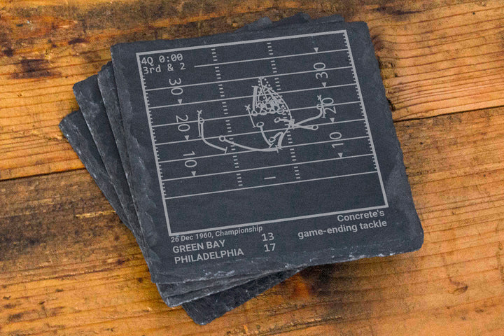Greatest Eagles Vintage Plays: Slate Coasters (Set of 4)