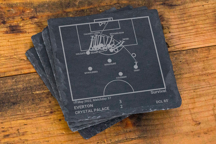 Everton Greatest Goals: Slate Coasters (Set of 4)