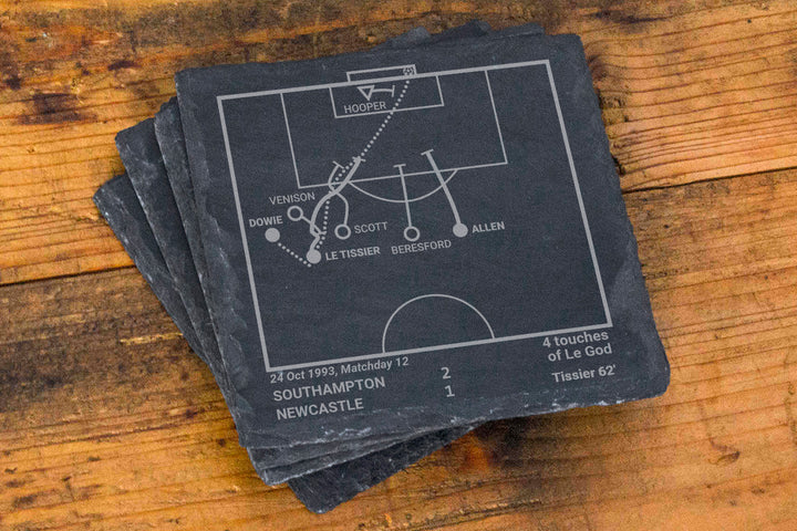 Southampton Greatest Goals: Slate Coasters (Set of 4)