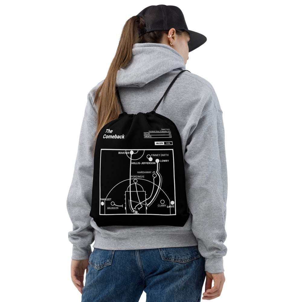 Toronto Raptors Greatest Plays Drawstring Bag: The Comeback (2019)