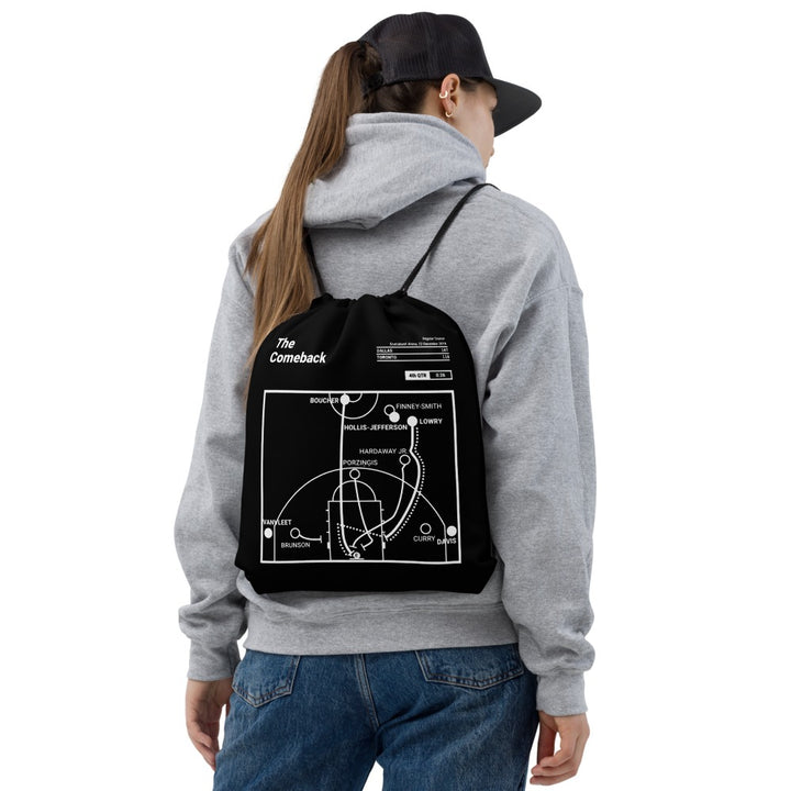 Toronto Raptors Greatest Plays Drawstring Bag: The Comeback (2019)