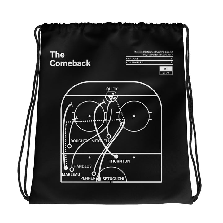 San Jose Sharks Greatest Goals Drawstring Bag: The Comeback (2011)