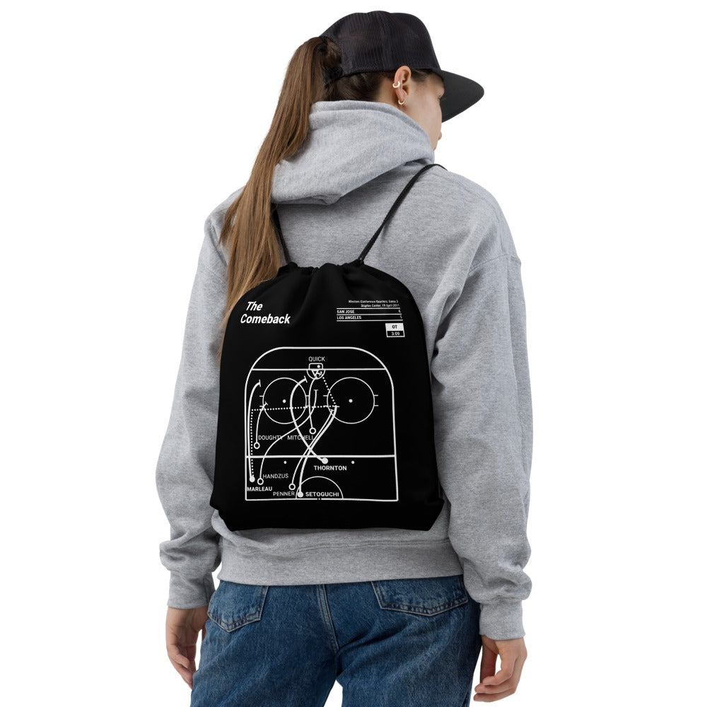 San Jose Sharks Greatest Goals Drawstring Bag: The Comeback (2011)