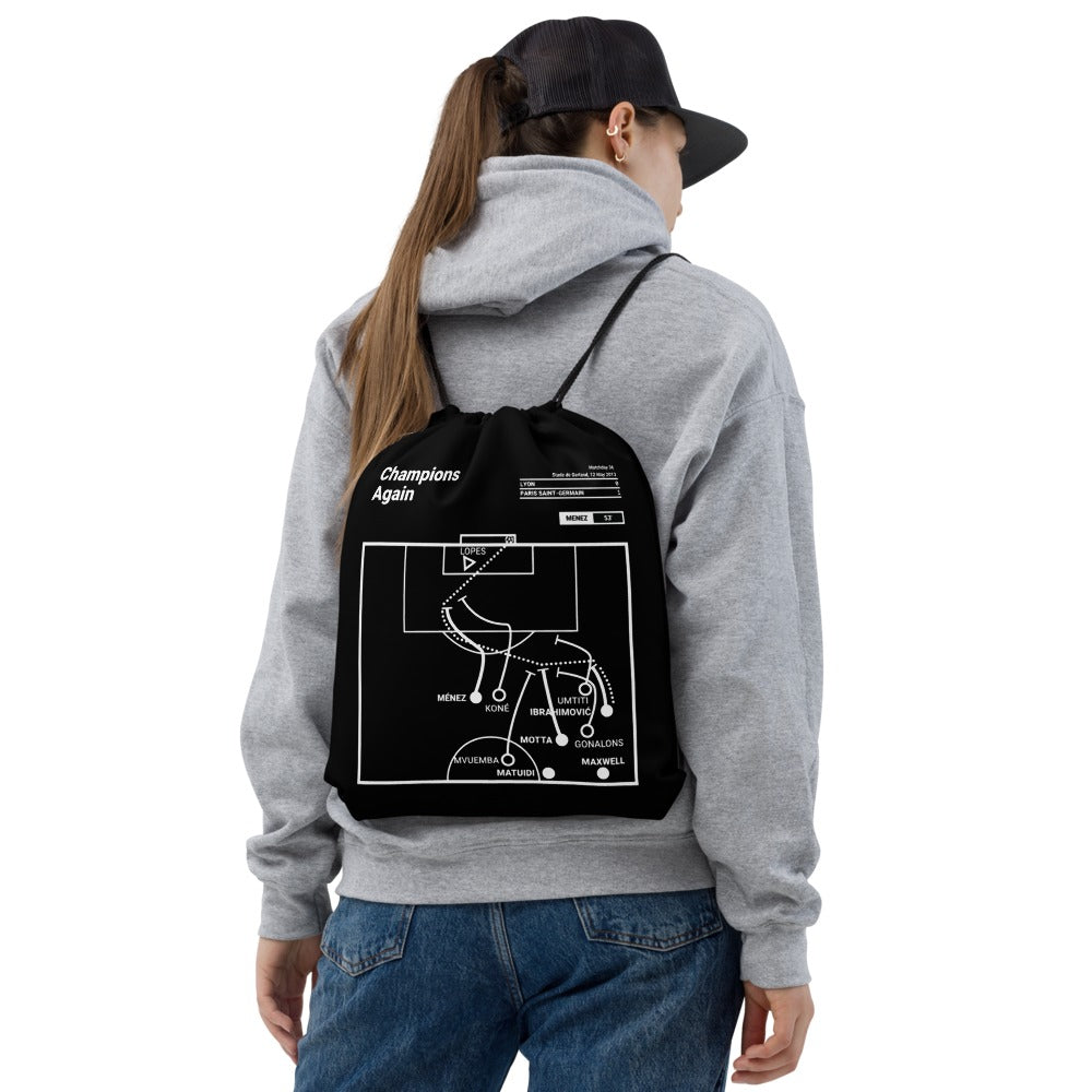Paris Saint-Germain Greatest Goals Drawstring Bag: Champions Again (2013)