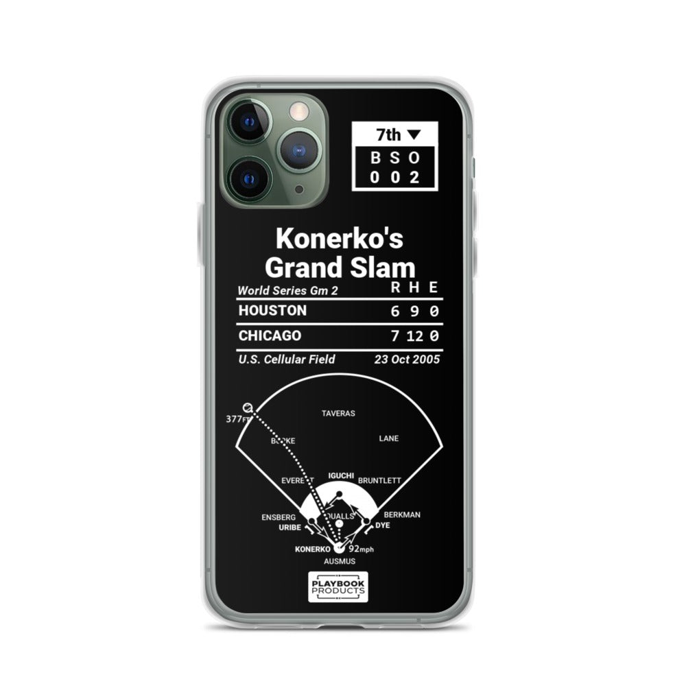 Chicago White Sox Greatest Plays iPhone Case: Konerko's Grand Slam (2005)