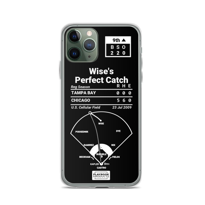 Chicago White Sox Greatest Plays iPhone Case: Wise's Perfect Catch (2009)