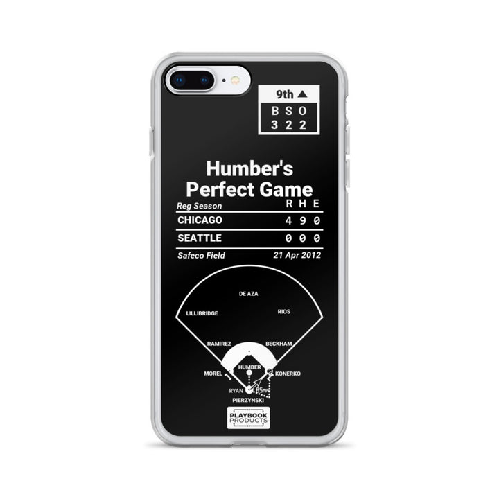 Chicago White Sox Greatest Plays iPhone Case: Humber's Perfect Game (2012)