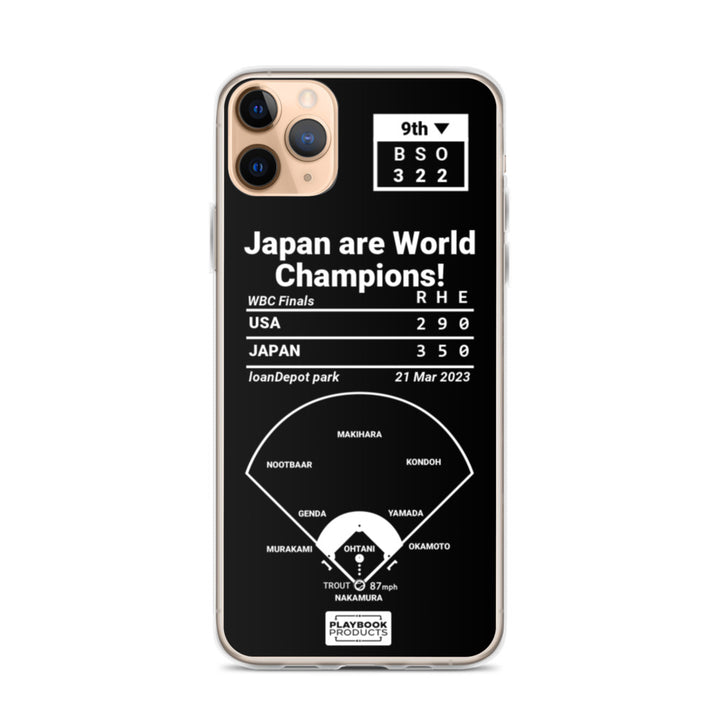 Japan National Team Greatest Plays iPhone Case: Japan are World Champions! (2023)