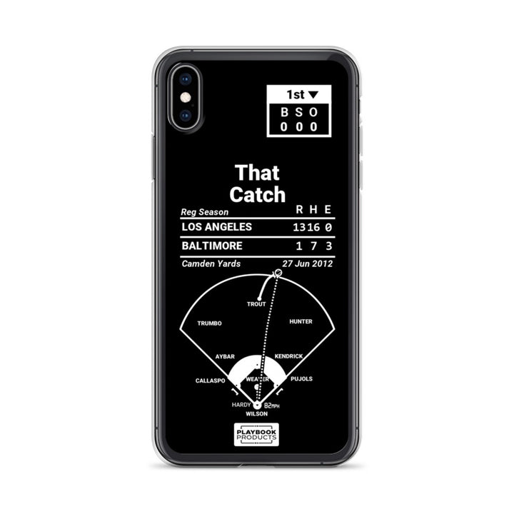 Los Angeles Angels Greatest Plays iPhone Case: That Catch (2012)