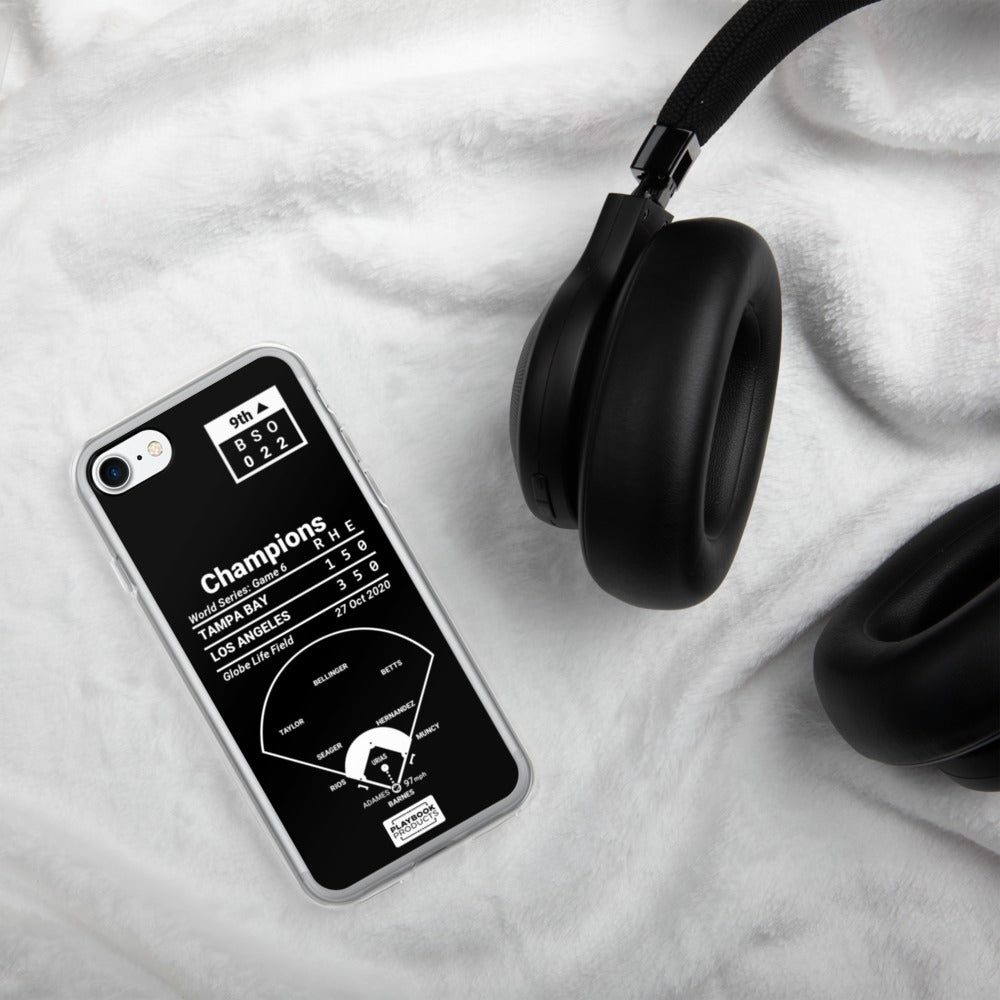 Los Angeles Dodgers Greatest Plays iPhone Case: Champions (2020)