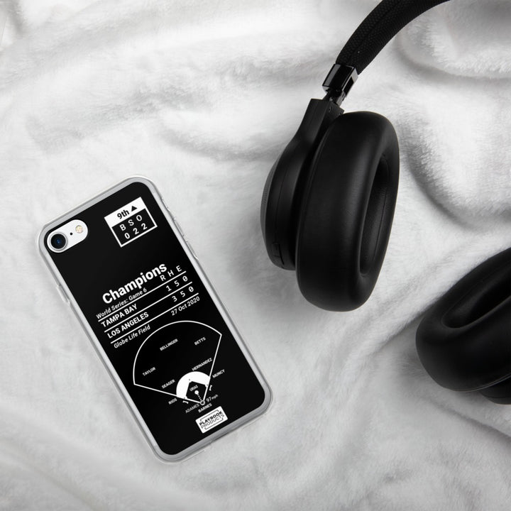 Los Angeles Dodgers Greatest Plays iPhone Case: Champions (2020)