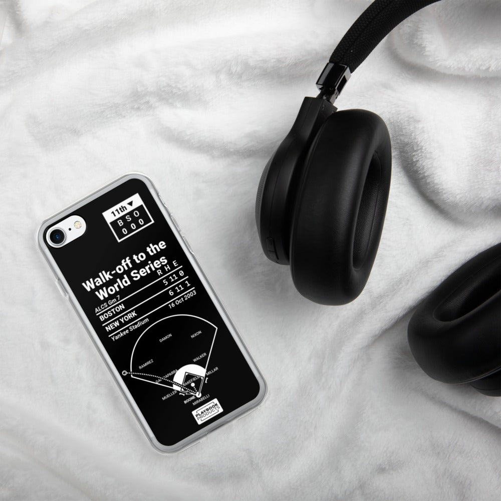 New York Yankees Greatest Plays iPhone Case: Walk-off to the World Series (2003)