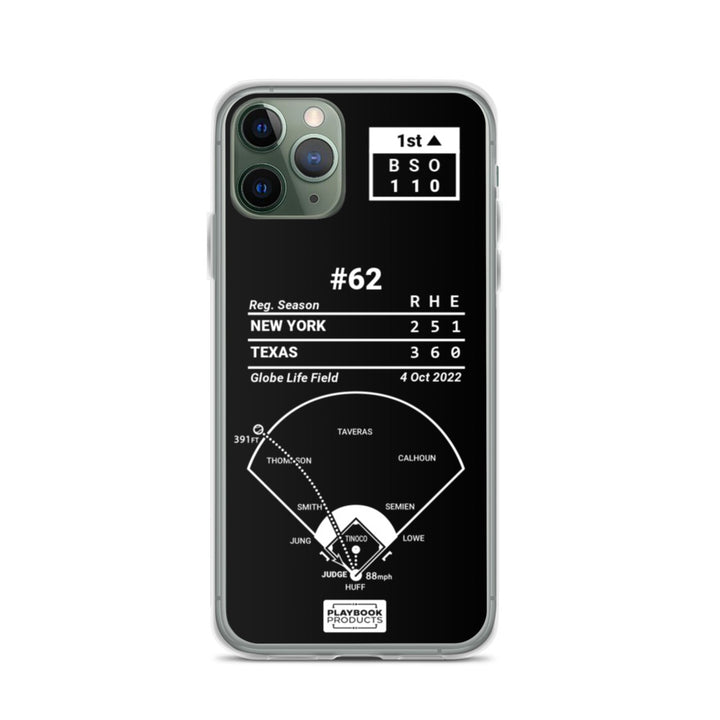 New York Yankees Greatest Plays iPhone Case: #62 (2022)