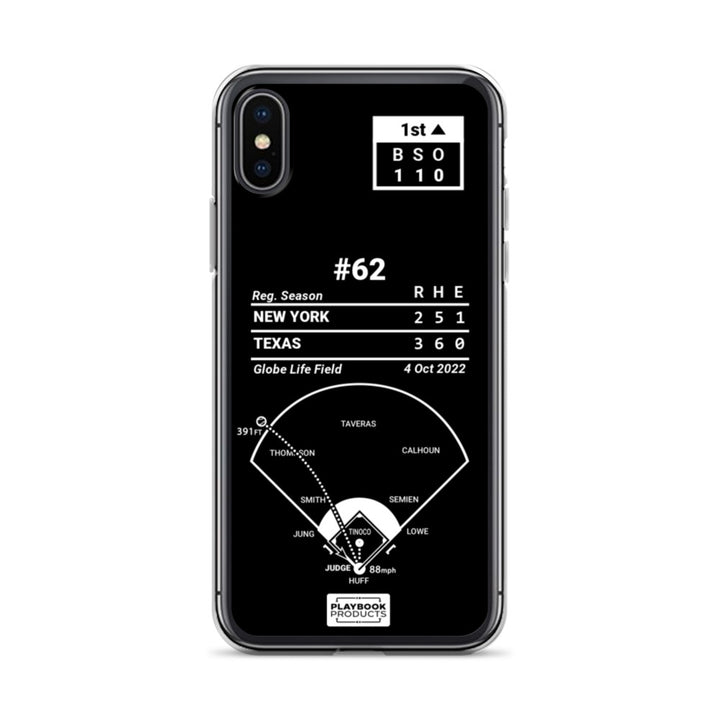 New York Yankees Greatest Plays iPhone Case: #62 (2022)