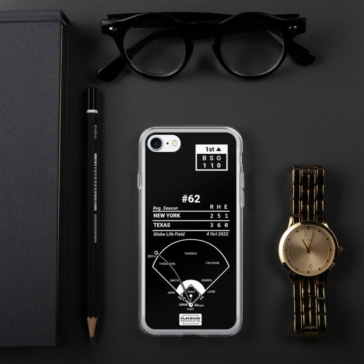 New York Yankees Greatest Plays iPhone Case: #62 (2022)