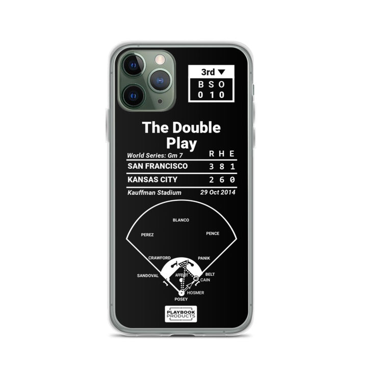 San Francisco Giants Greatest Plays iPhone Case: The Double Play (2014)