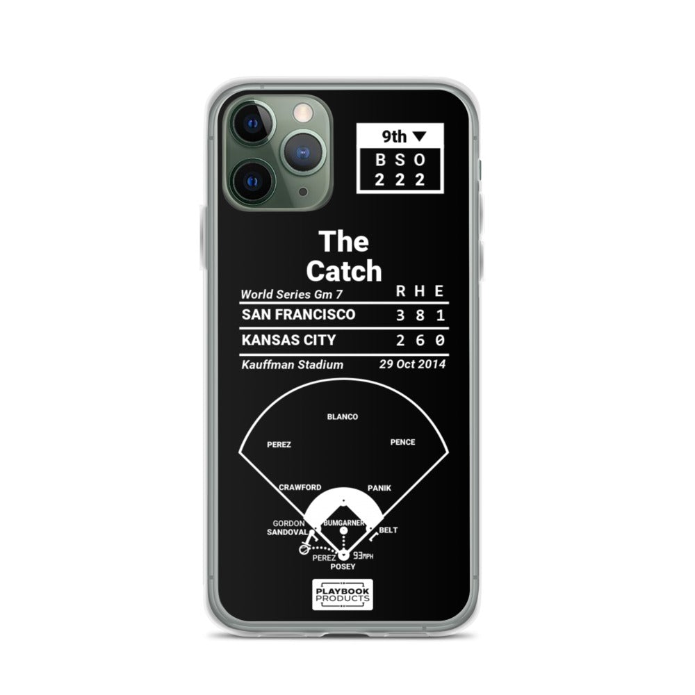 San Francisco Giants Greatest Plays iPhone Case: The Catch (2014)