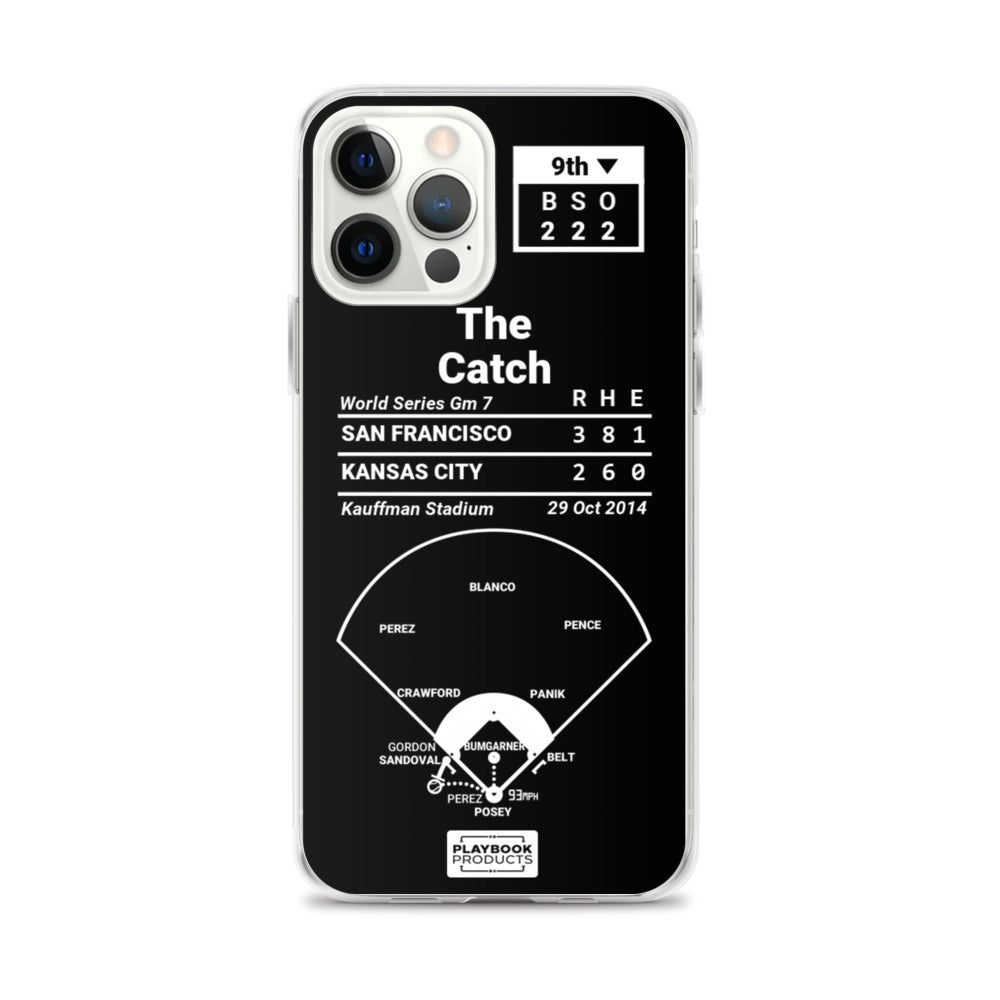 San Francisco Giants Greatest Plays iPhone Case: The Catch (2014)