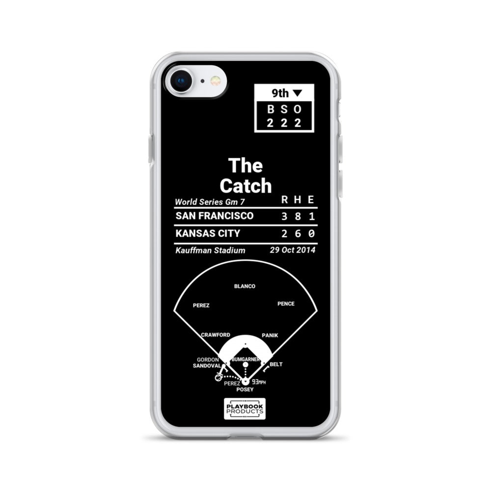 San Francisco Giants Greatest Plays iPhone Case: The Catch (2014)