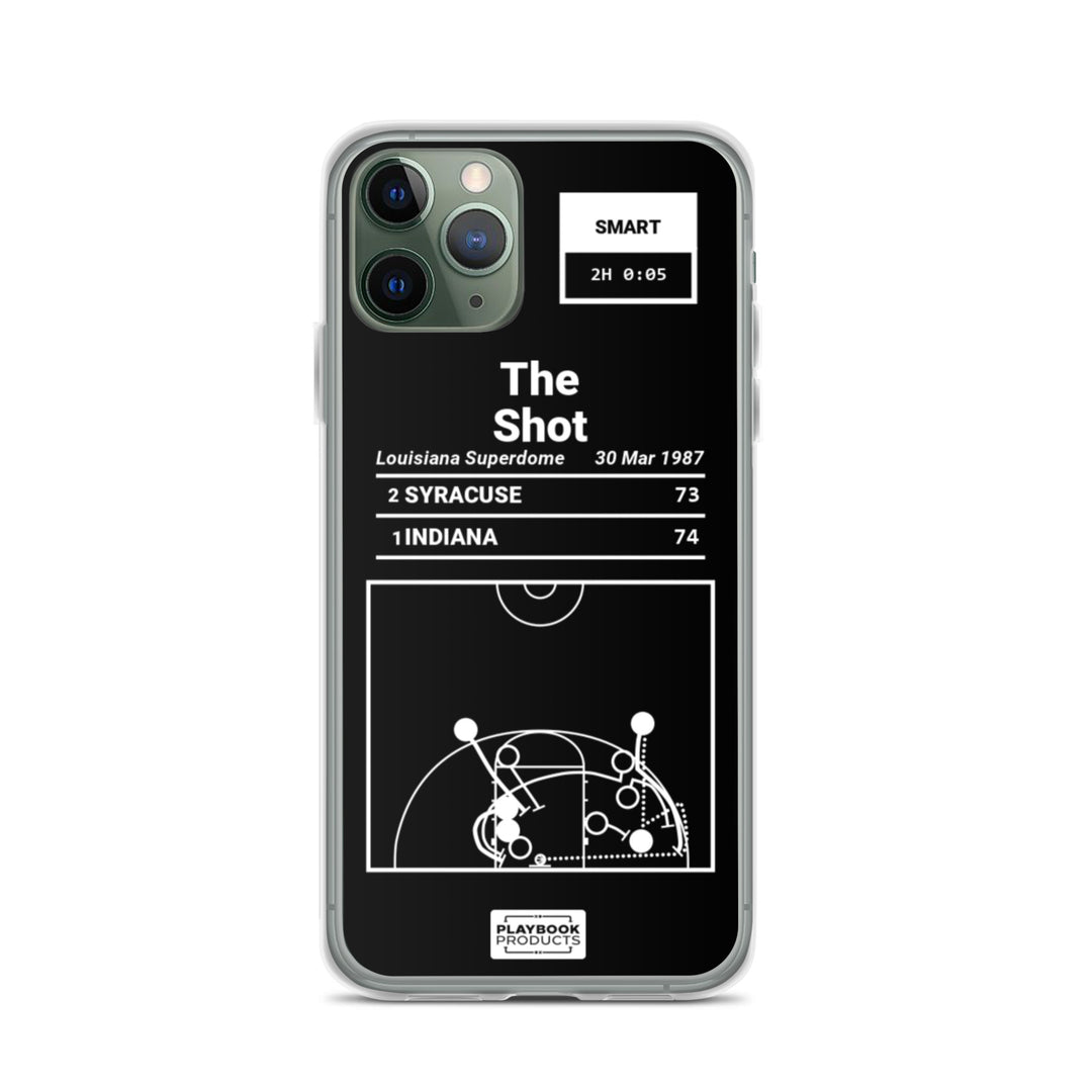 Indiana Basketball Greatest Plays iPhone Case: The Shot (1987)
