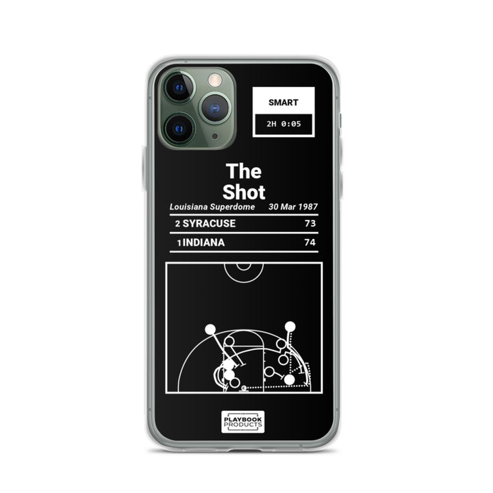 Indiana Basketball Greatest Plays iPhone Case: The Shot (1987)