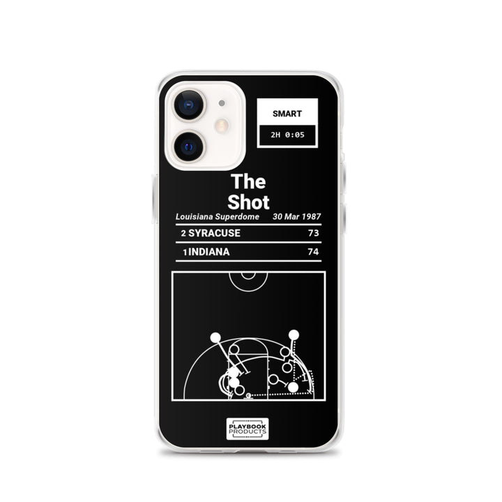 Indiana Basketball Greatest Plays iPhone Case: The Shot (1987)