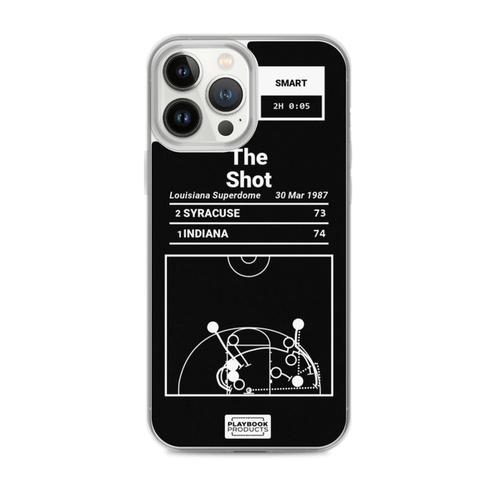 Indiana Basketball Greatest Plays iPhone Case: The Shot (1987)