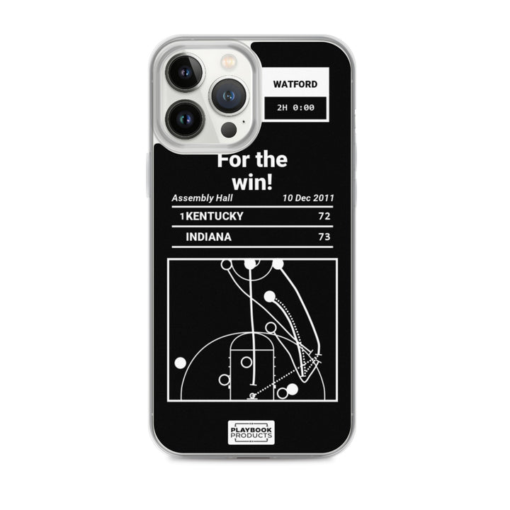 Indiana Basketball Greatest Plays iPhone Case: For the win! (2011)