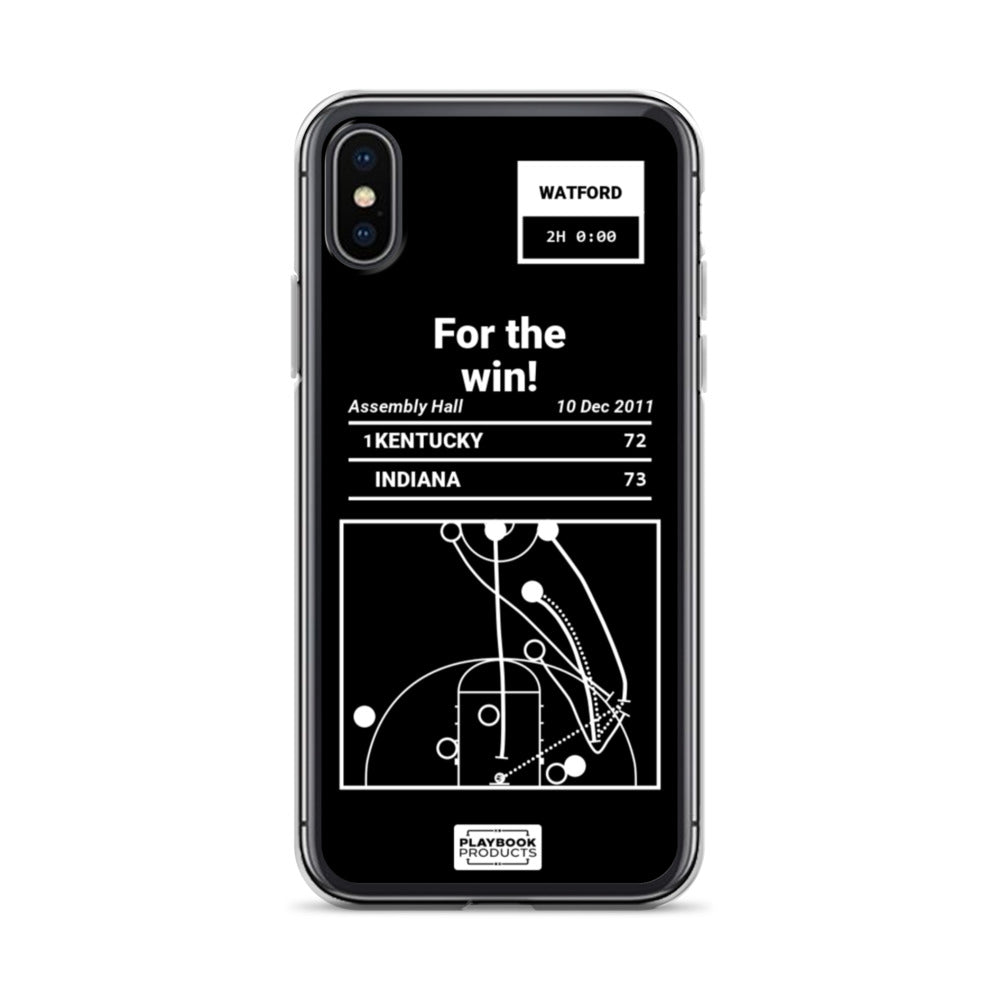 Indiana Basketball Greatest Plays iPhone Case: For the win! (2011)