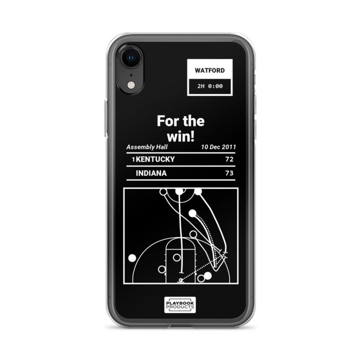 Indiana Basketball Greatest Plays iPhone Case: For the win! (2011)