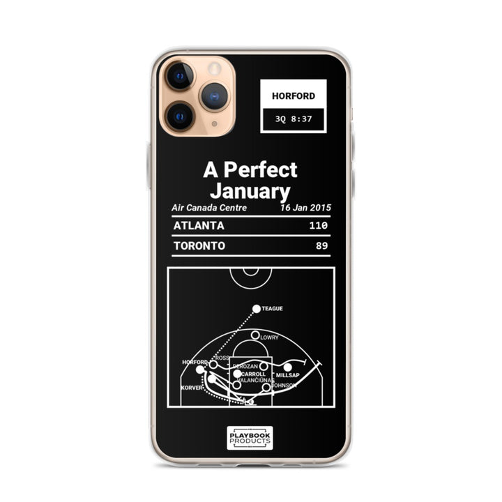 Atlanta Hawks Greatest Plays iPhone Case: A Perfect January (2015)