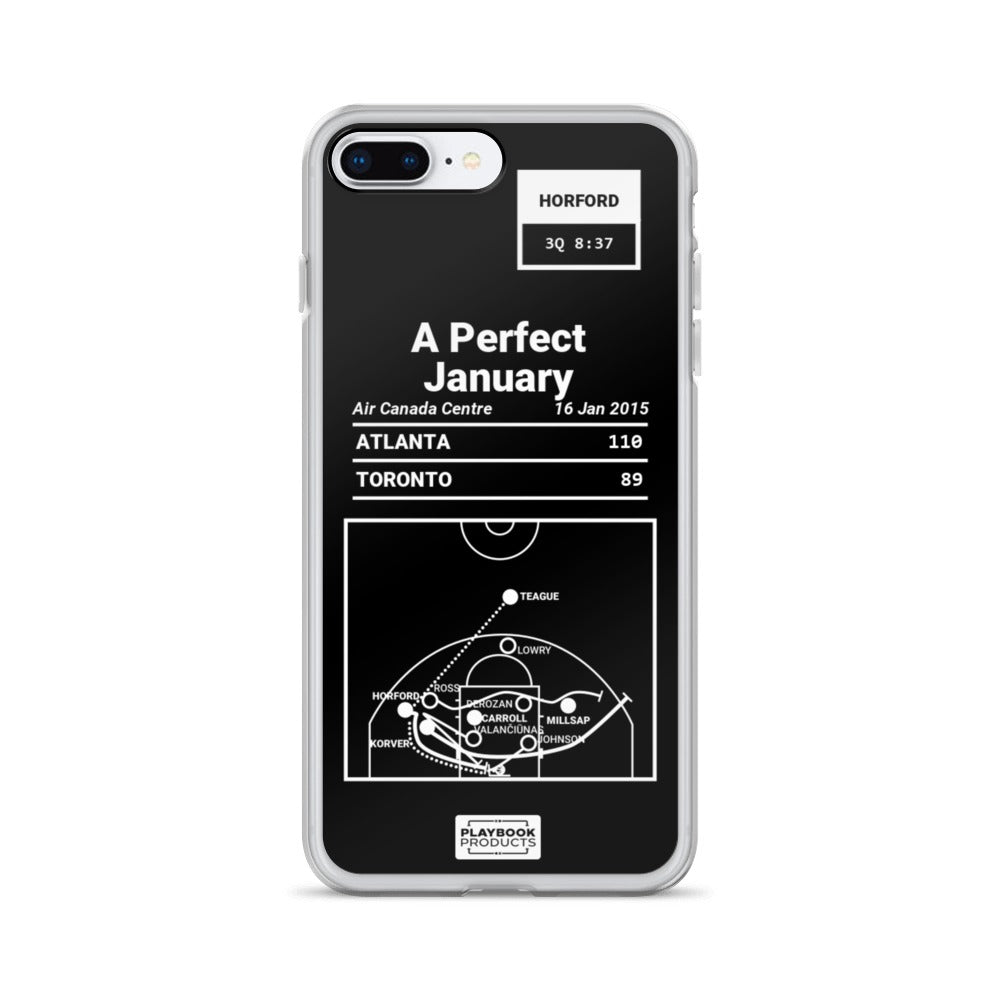 Atlanta Hawks Greatest Plays iPhone Case: A Perfect January (2015)
