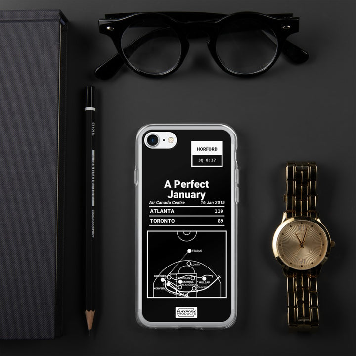 Atlanta Hawks Greatest Plays iPhone Case: A Perfect January (2015)